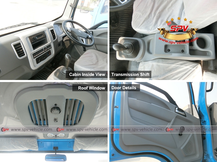 LPG Dispensing Truck HOWO - Cabin Details